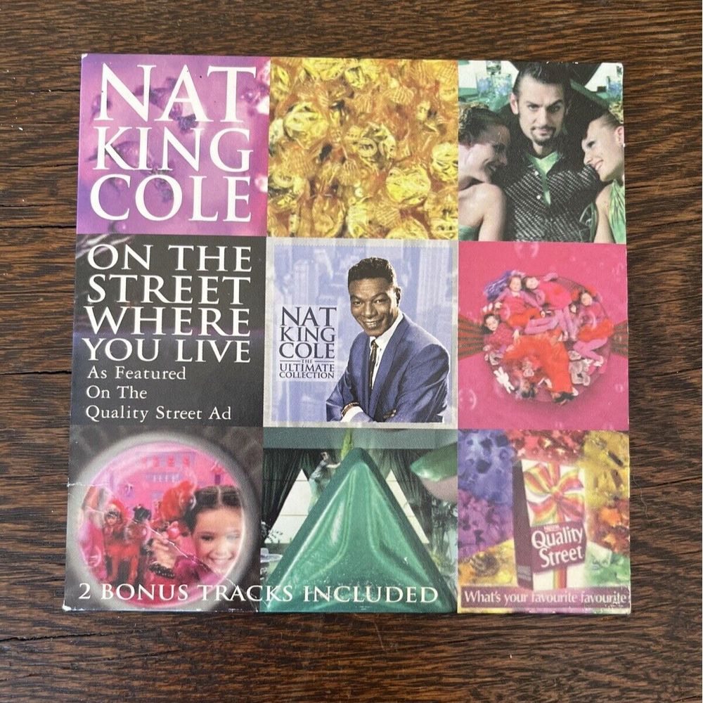 Nat King Cole - On‎ The Street Where You Live - 1999 CD